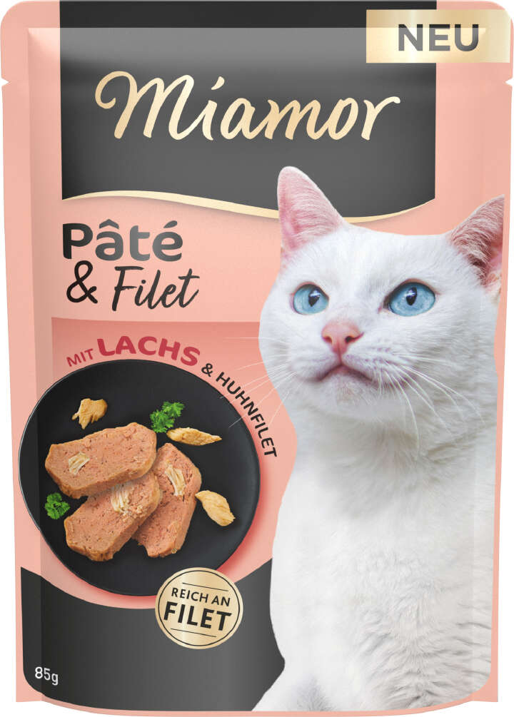 Miamor Katzen-Nassfutter Pate mit Lachs